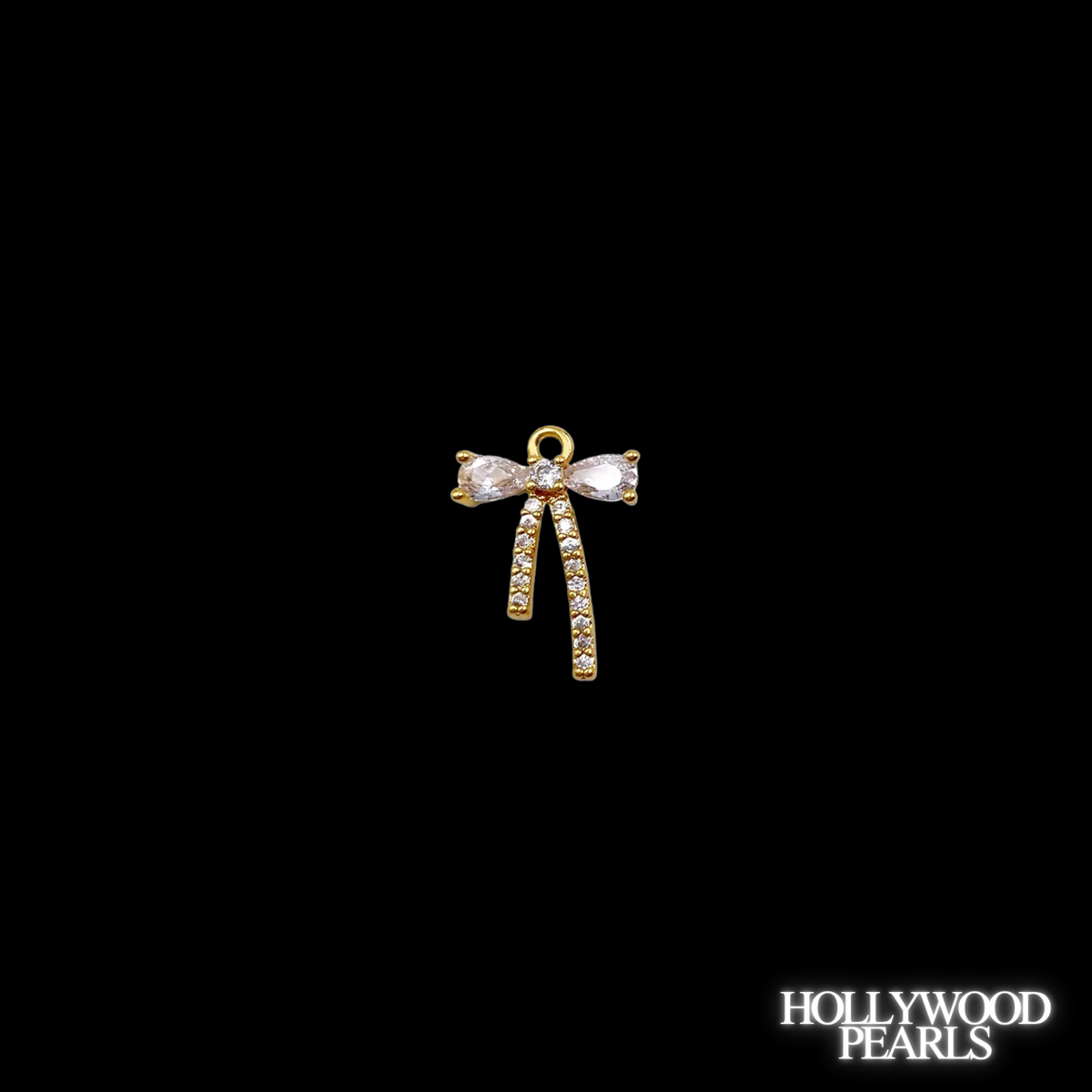 Pavé Ribbon Charm