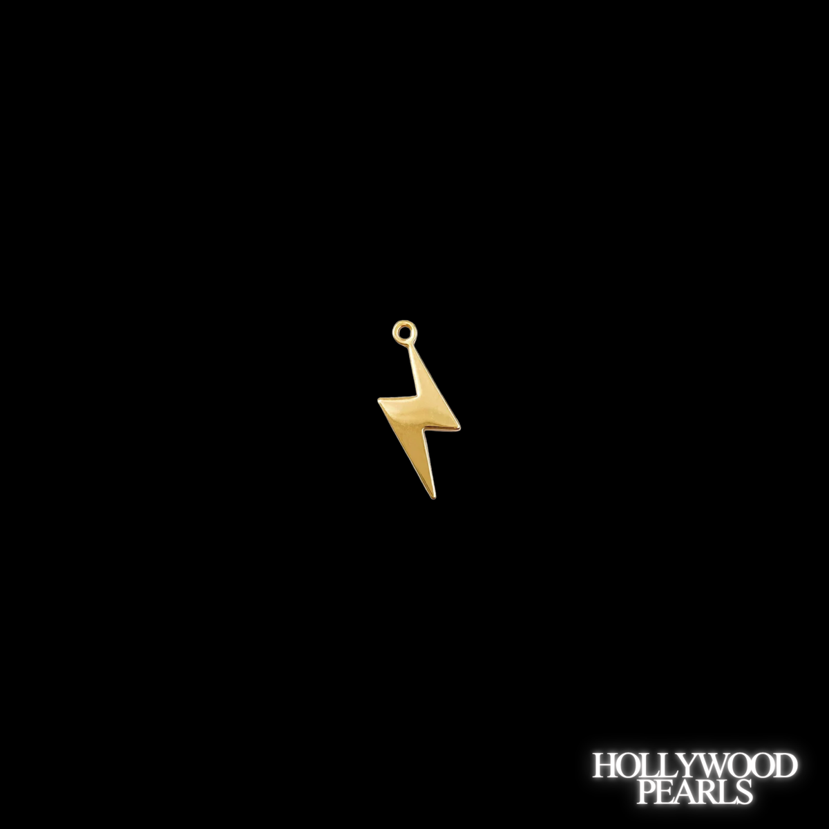 Flat Lightning Bolt Charm
