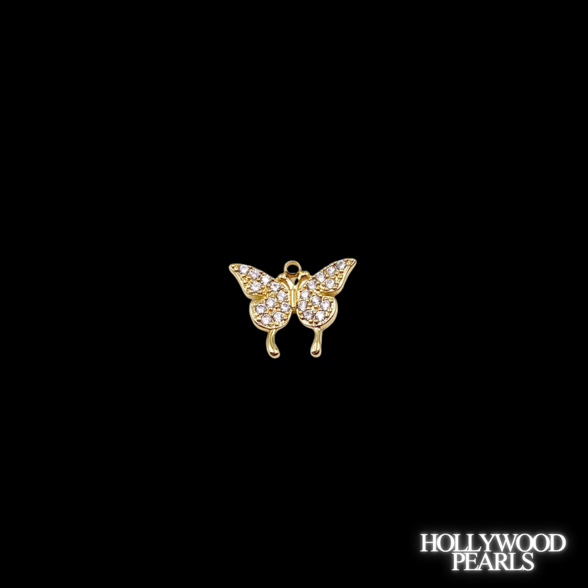 Pavé Butterfly Charm