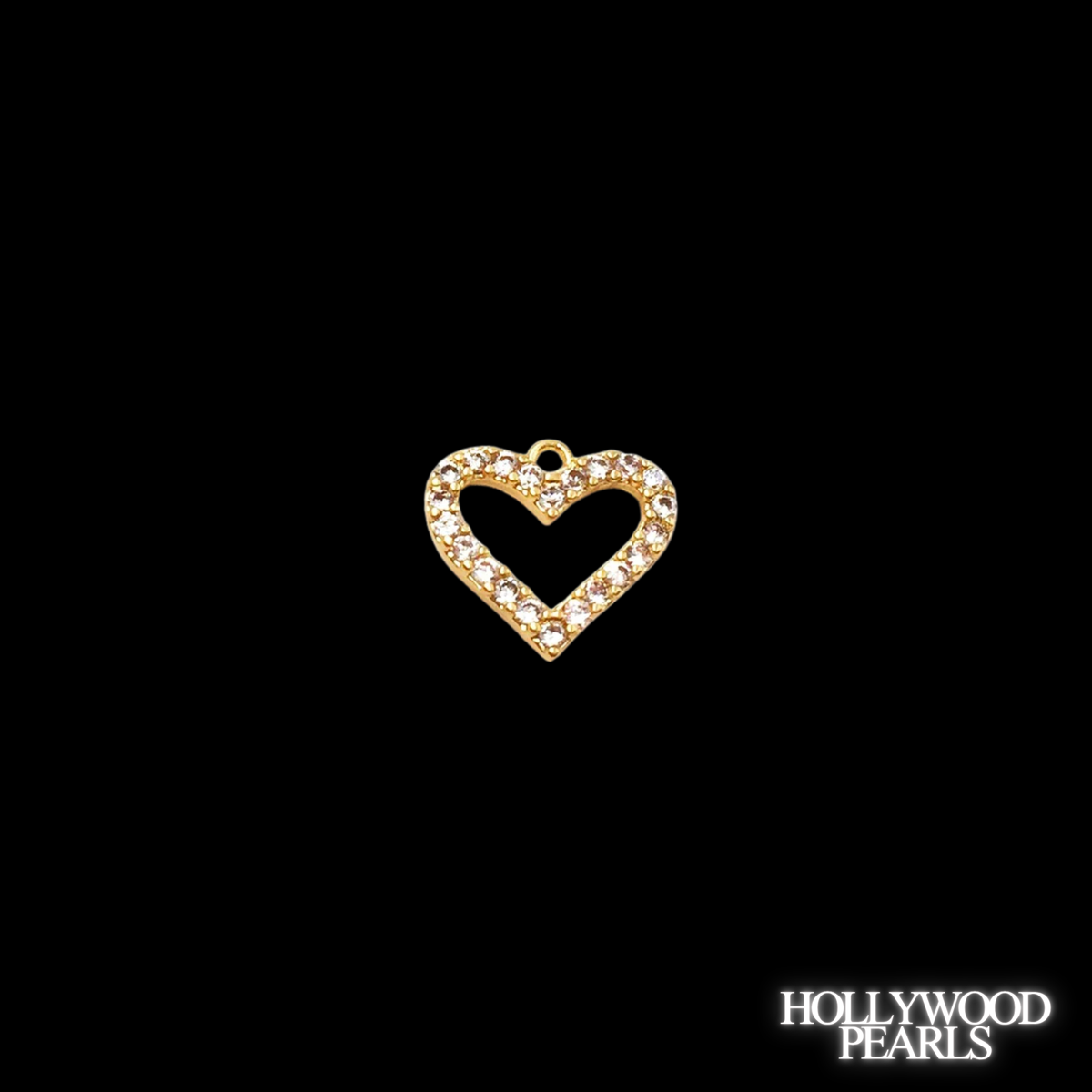 Pavé Heart Charm